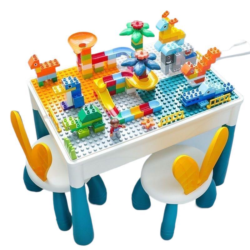 Multifunctional Building Block Table for Kids Ages 3-6: Educational & Playful Gift
