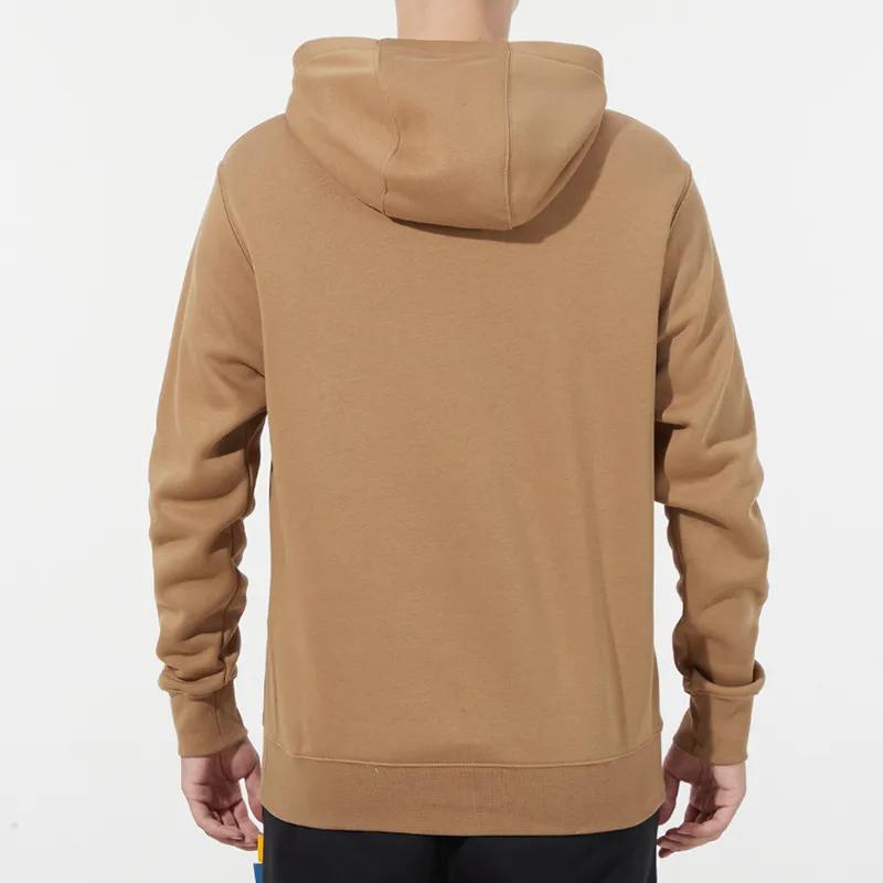 Nike Sweatshirts Men's Khaki Hooded Moderate Regular (Unisex) Sweatshirts BV2655 258