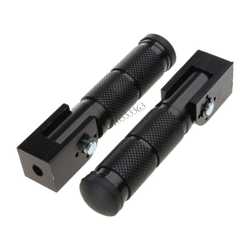 090E Aluminum Foot Peg Universal Front Rear Footrest Pedal Motorcycle 90 Degree Fixed Folding- Footpeg Modified Accessory