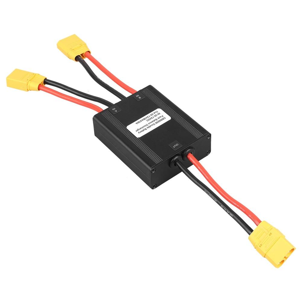 12V-72V 50A Ebike Double Battery Parallel Module Connection Adapter Designed for Battery Pack Connection and Balanced Discharge