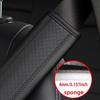 Embossed Fiber Leather Car Seat Belt Shoulder Strap Cover 1Pc Decompression Comfort Easy To Clean for Daily Use 1PCS