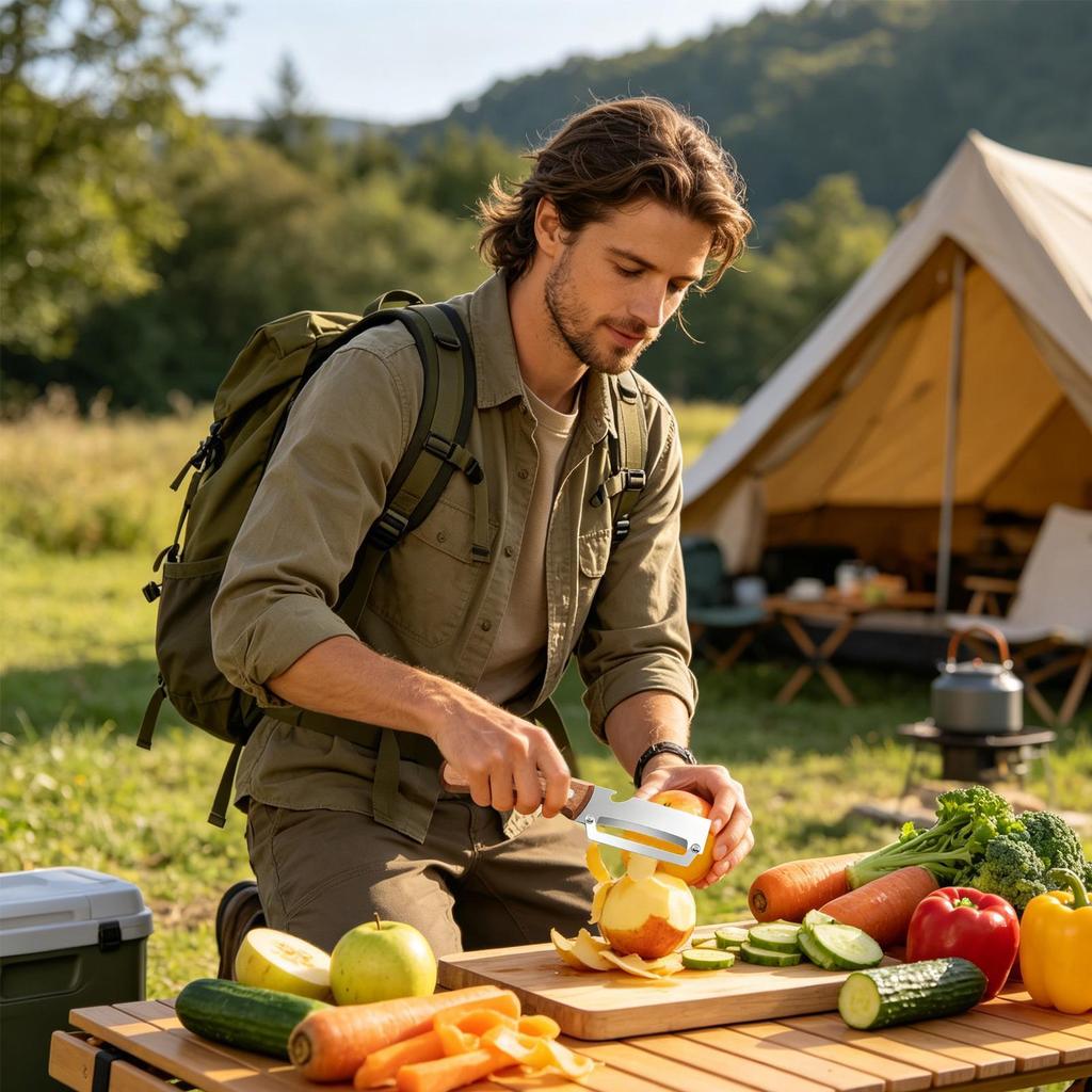 Grüne Zwiebelschneider Ergonomischer Griff Gemüseverarbeitung Küche Grüne Zwiebel Raspel Schneider für Karotte Gurke Kartoffel Picknick