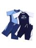 Boys' Professional Two-Piece Swimsuit Set - Swimwear for Older Kids, Swim Trunks for Hot Springs and Casual Use