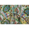 Indisches weißes langes Kaftankleid mit Paisley-Print, Kaftan-Maxikleid für Damen, Nachtwäsche, CKFTN-SCRN-FULL-BUYIT-004