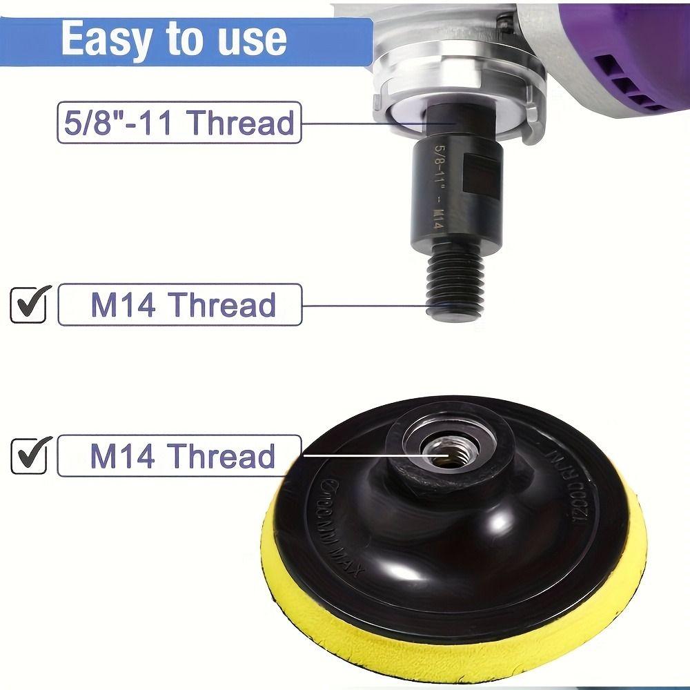 Multi-purpose Angle Grinder Adapter 5/8-11 Thread Polisher Output Shaft  Tool Conversion
