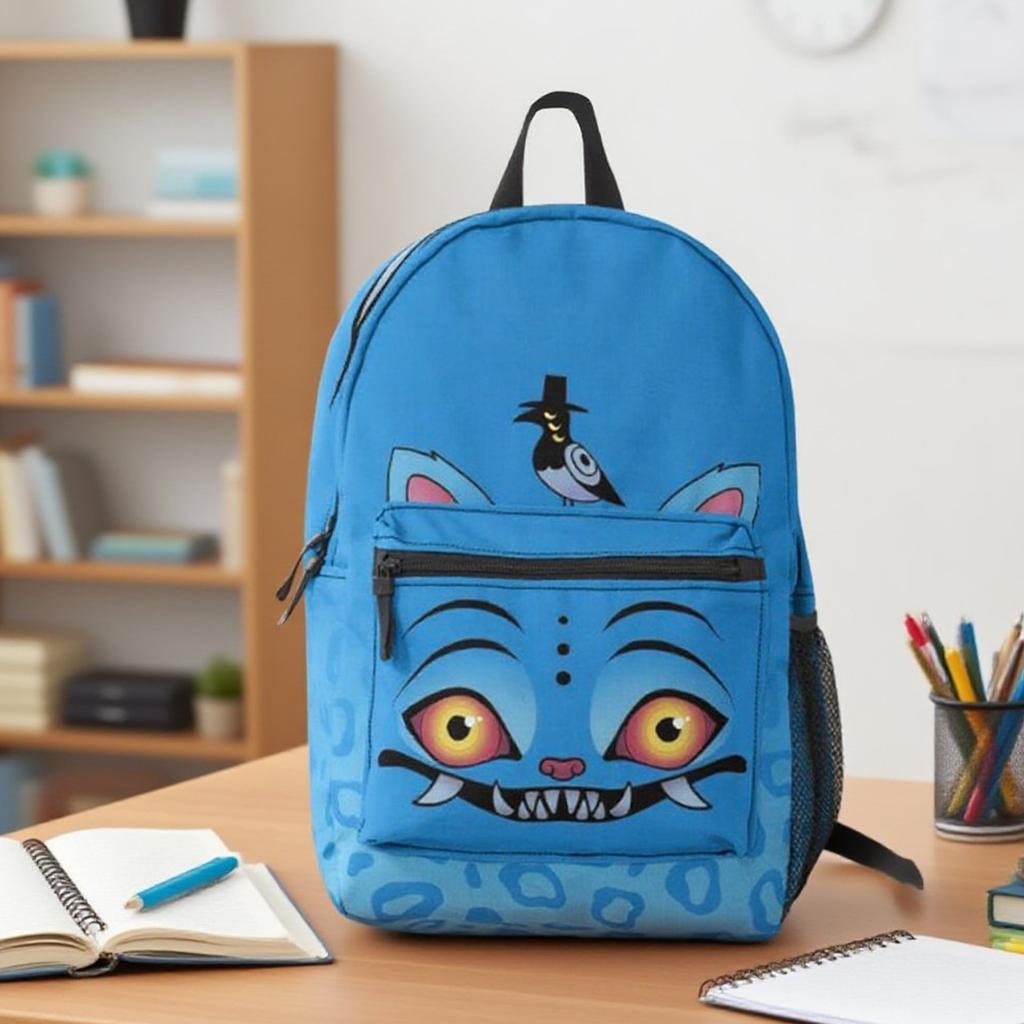 Backpack, Back To School, Cartoon Cute Travel Backpack Print Peripheral Double-shoulder Backpack For Teenagers, Students, Boys And Girls