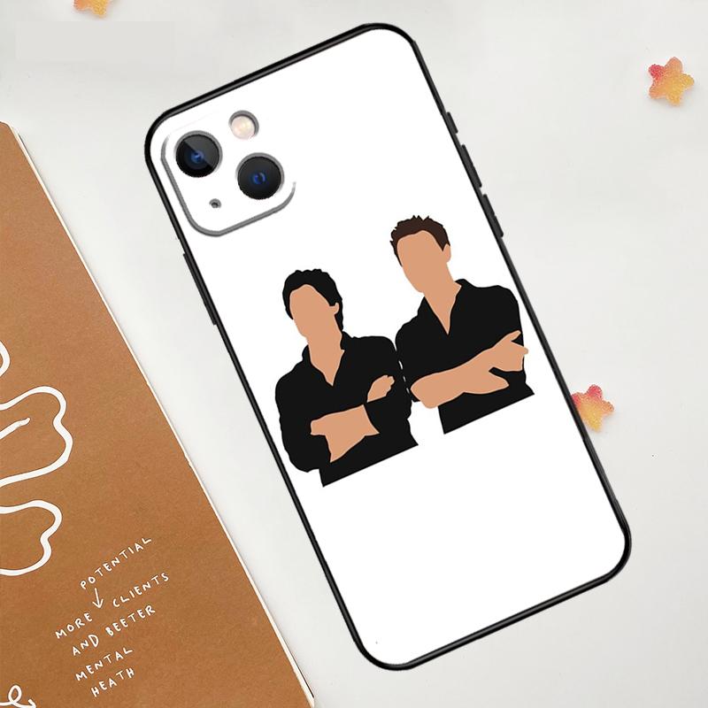 

Damon and Stefan Vampire Diaries Case For Apple iPhone 16 15 14 13 12 11 Pro Max Mini XR 16e 15 16 Plus Protective Cover iPhone 14Pro MAX