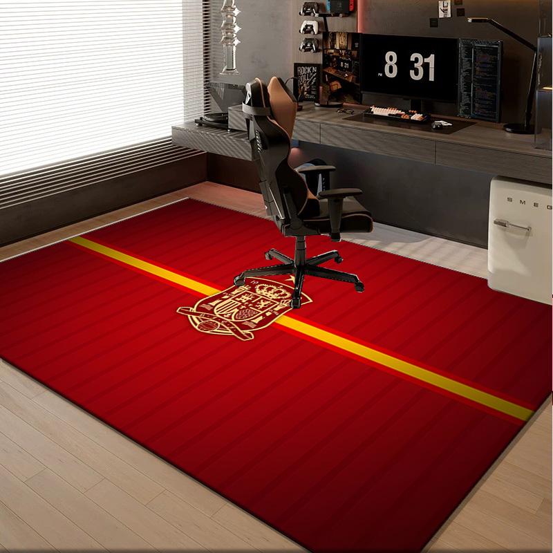 1PC rug Spain Coat Of Arms Carpet, Chair Rug,Area Rug for Office Bedroom living rooms bedroom, Doormat decor Christmas fan gifts