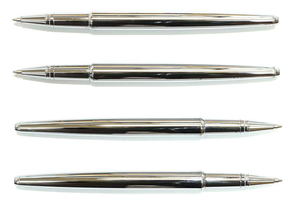2 Set Pack Japanese Processed Turkey Feather Brass Disc Pen Brasda Cap Pen Stand White Feather + Q-S1P2WT-2-W
