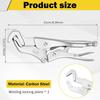 Vice Grips Pliers Set, Curved Jaw Locking Pliers, Adjustable Solid Pipe Clip Repair Welding Pliers, Fast Release Needle Nose Vice Grips, C-clamp Ice