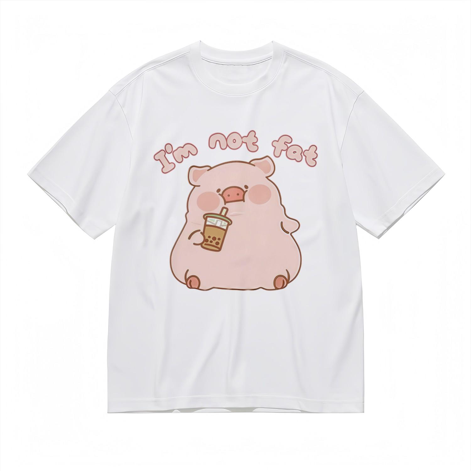 Men s Comfy Trend Slight Stretch Classic T-Shirt Mens Womens Tees Top Animal Drink Design Printed Tee L