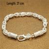 Fashion Plated Silver Dragon Head Bracelet