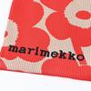 Marimekko Knitted Mini Tote Bag, Unikko Coral Red, 94145 094145 380, Scandinavian Design [Product]
