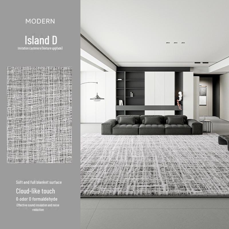 2024 Italian Living Room & Bedroom Imitation Cashmere Carpet - Thick, Dirt-Resistant, Low Maintenance
