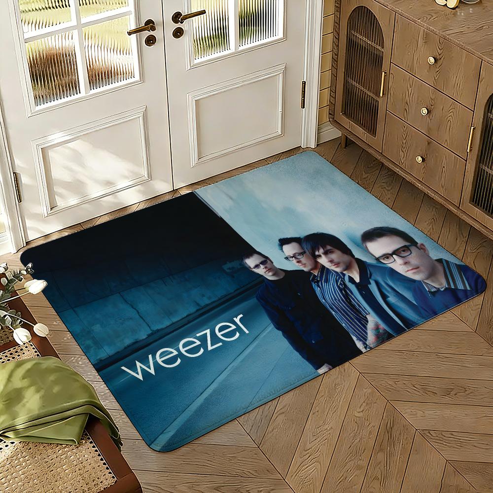 Rivers Cuomo Floor Mat Soft Thickened Absorbent Non-Slip Bedroom Living Room Door Mat Home Decor Flannel Rugs