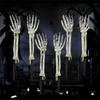 Halloween Ornaments Realistic Looking High Durability Plastic Halloween Skeleton Arm Stakes Props Decorations Party Supplies