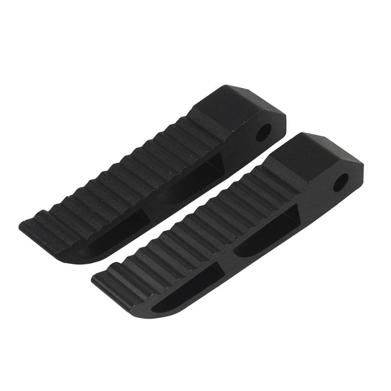 Motorbike Pedal Electric scooter 2 Pcs Aluminum Alloy Pedal  Foot Rest For Citycoco Electric Scooter Harley Scooter Universal чёрный