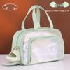 MDNG Dual-Layer Travel Toiletry Bag with Shoe Compartment