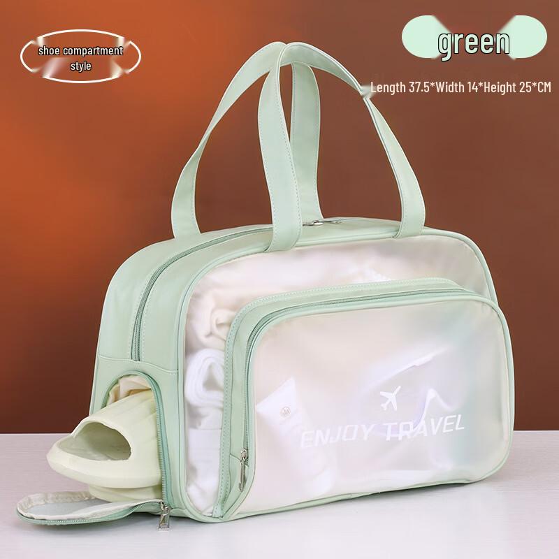 MDNG Dual-Layer Travel Toiletry Bag with Shoe Compartment Extra Large