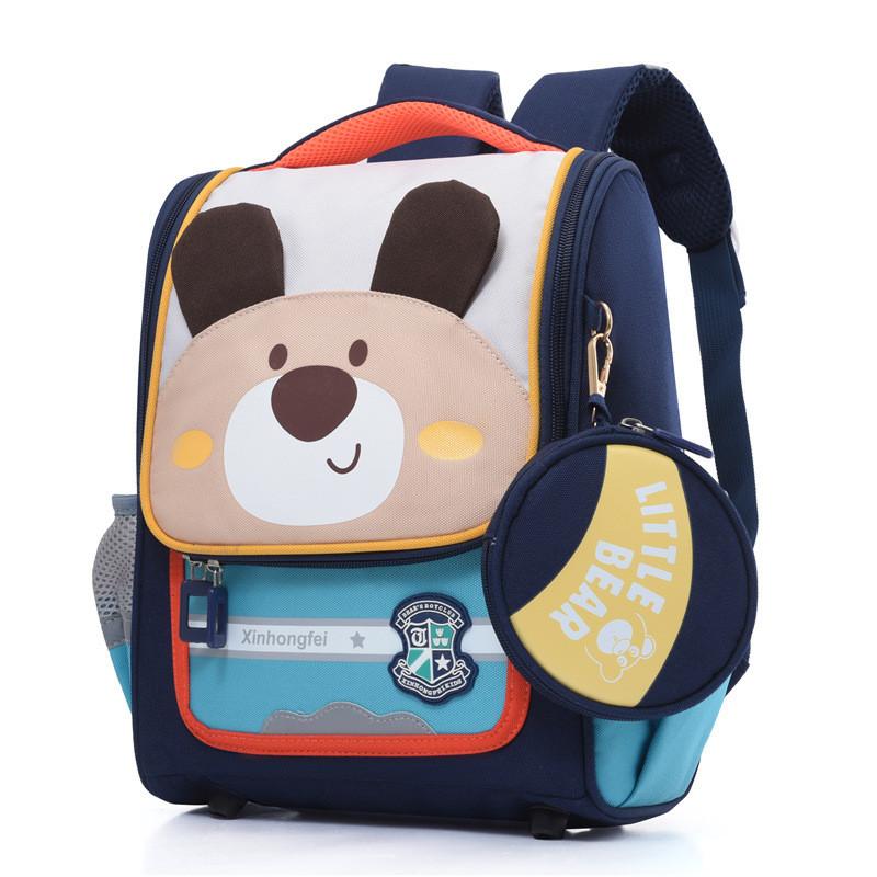 Large Capacity Kids Backpack Featuring Playful Cartoon Graphics And Ergonomic Straps**