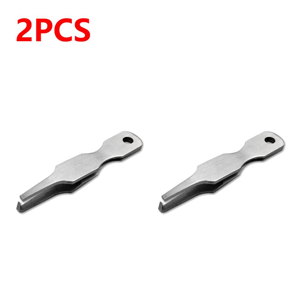 Multifunctional Fishing Line Tweezers Lure Ring Opener Line Cutter Quick Split Rings Stainless Steel Opener Tackle Accessories