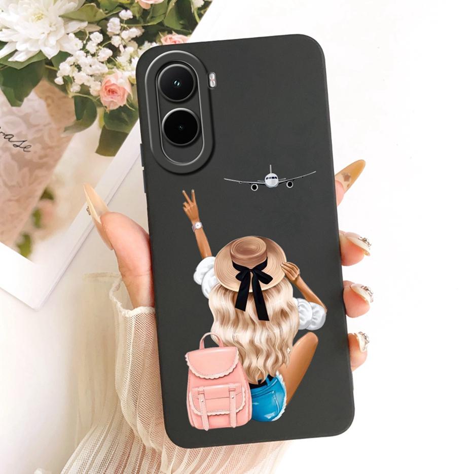 For Xiaomi Poco M7 4G Case Cute Dinosaur Astronaut Painted Cover Soft Silicone Phone Case For Xiaomi Poco M7 Plus M7Plus 5G Bags