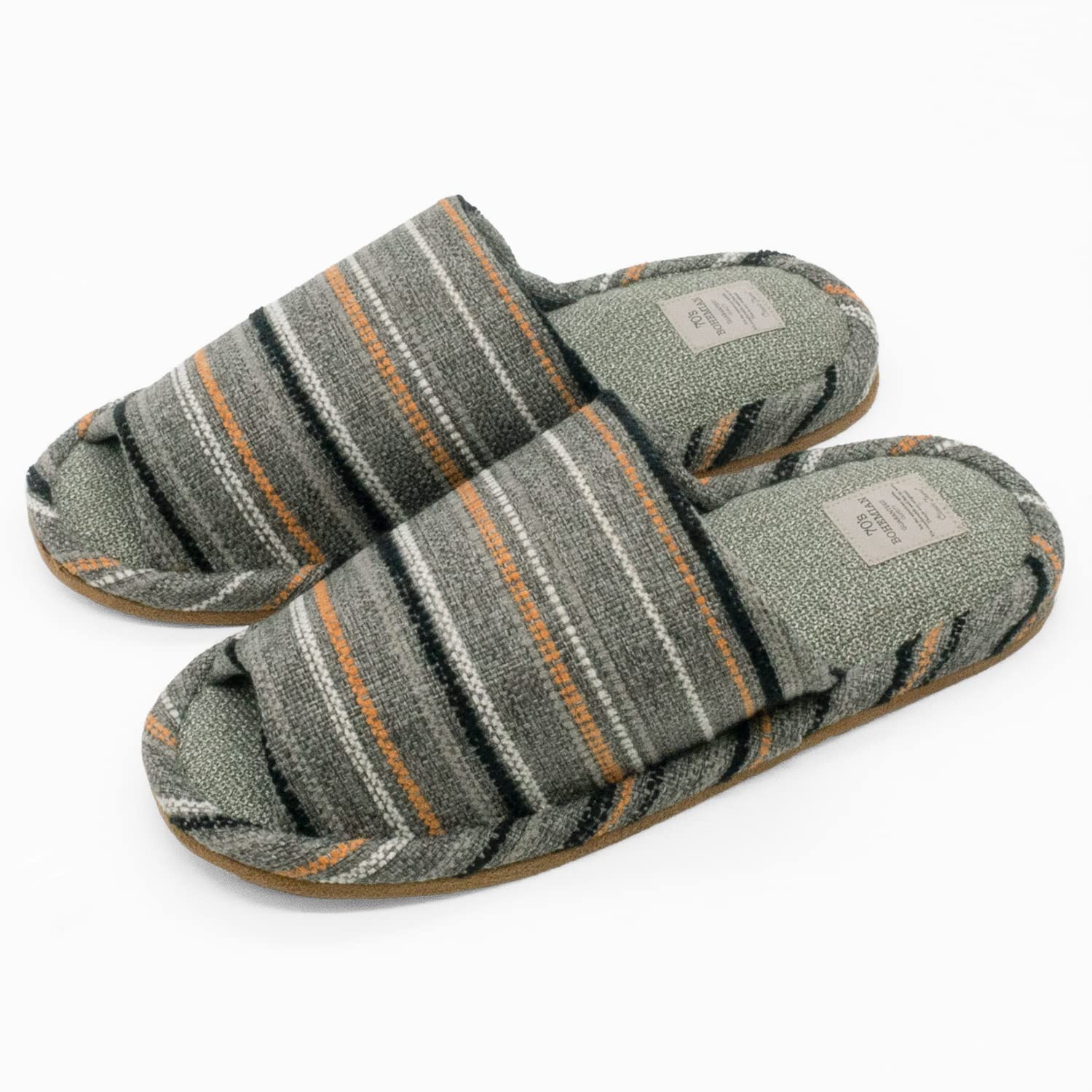 

Okumura Slippers Washable Chenille Style Outside Sewing My Slippers LL Gray AAAA7115GY Large Size