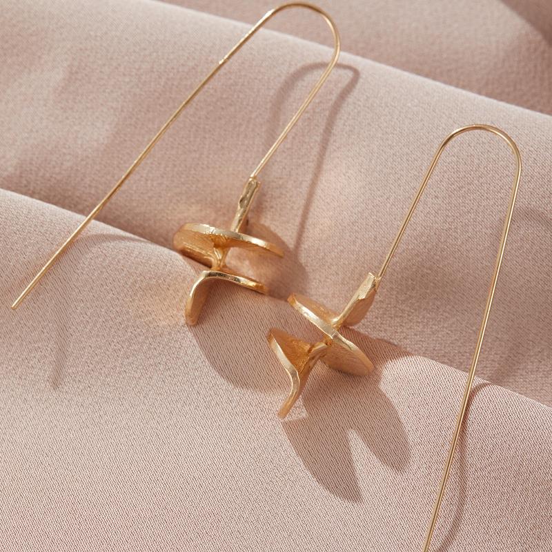 Vintage  Irregular Dangling Earrings, Women's Personalized Punk Style Holiday Party Accessories Jewelry