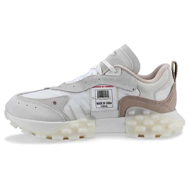 

new LiNing Cushioning Anti Slip And Wear Resistant Low Top Sports Casual Shoes Women s Ecru 35.5