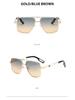 Double Beam Aviator Sunglasses - Sports UV400 Anti-UV Retro Style
