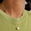 Collier Luxenter argent 925 avec zircon finition en or jaune 18K - Imrak