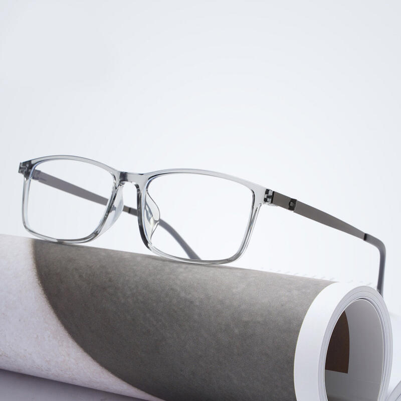 Geek Chic Rimless Semi-Rimless Horn-Rimmed Glasses Titanium Frame 82010 Single product