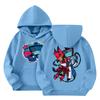 Child Fashion Lightweight Long Sleeve Pullover With Pockets  Print Hoodie