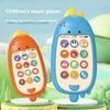609 Ice Lolly Shape Teether Musical Telephone Baby Early Learning Phone Toy with Music and Light
