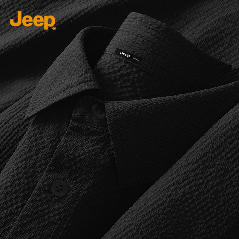 JEEP Men s 2026 Summer Lightweight Breathable Short Sleeve Casual Shirt 4XL