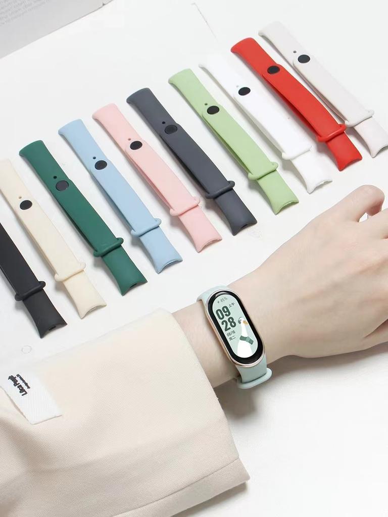 Sports Soft Silicone Strap for Xiaomi Band 10 9 8 Replacement Bracelet Mi Band 10 Wristband Accessories Xiaomi MiBand 9 8 Correa