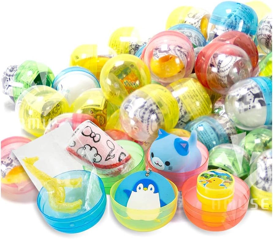 

Капсулы Amuse Gachapon 48 мм с набором из 50 призов, игрушки, (унисекс)