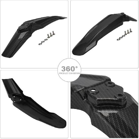 Motorcycle Front Fender Mudguard Compatible Fit for Surron Sur Ron LBX Tutti ICT EKX X21 X20 Segway X260 X160 Electric Dirt Bike,Carbon Fiber