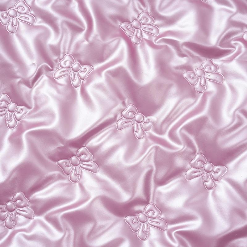 100x137cm Matte Down Jacket Waterproof Fabric Embossed PU Fabric for Luggage Apparel Sewing Fabric Cloth for Diy Material