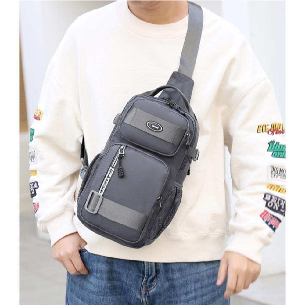 Fashion Multifunction Men's Shoulder Bag Outdoor Sling Crossbody Bags For Male Travel Trend High Capacity Sport Chest Bag