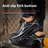 Fashion Rotating Button Safety Shoes Men Steel Toe Sneakers Anti-smash Anti-puncture Work Shoes Non-slip Security Protective Sneakers
