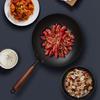 Chuidahuang 32cm Non-stick Iron Wok with Flat Bottom