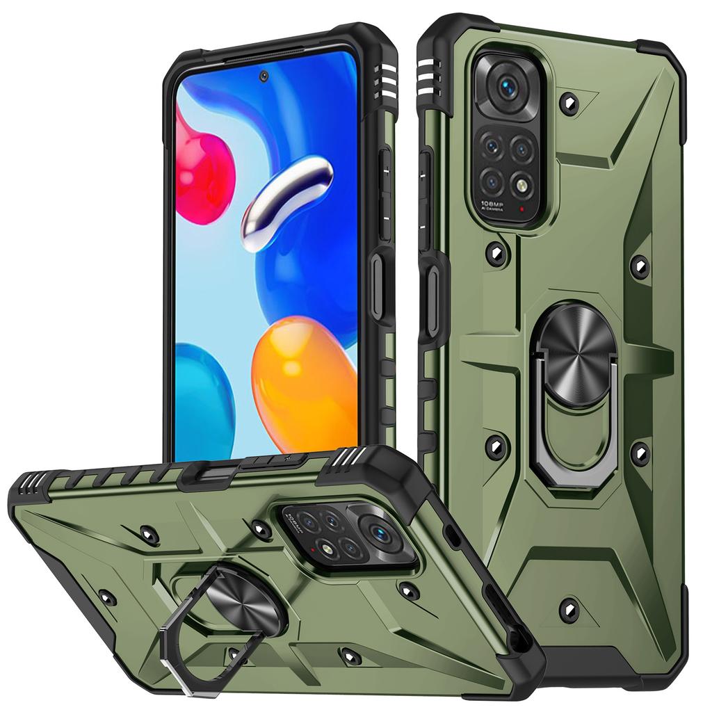 Source Phone Case Ring Magnetic Bracket Hard Shell Border TPU Anti Slip for Redmi Phone Case