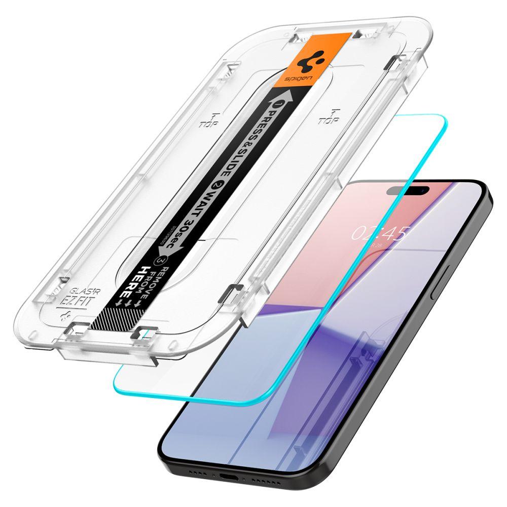 Szkło Hartowane Spigen Glas.tr Ez Fit 2-Pack Iphone 15 Pro Max Clear