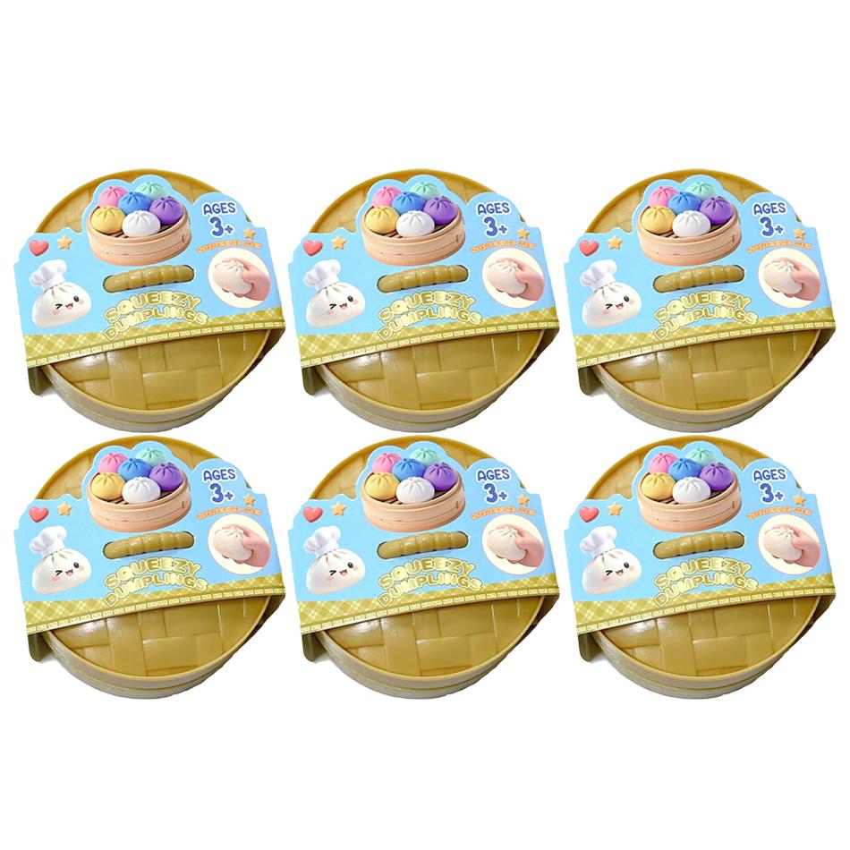 Riesiges Squishy Knödel Brötchen Spielzeug, Langsam aufsteigender Glitzer Knödel Stressball Stressabbau Fidget Spielzeug für Zuhause Büro Reisen Spielzeug