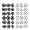 2Sheets Small Metal Snap Fasteners Press Button Stud Sewing Clothing Accessories Embedded Buckle