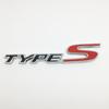 ANTINIYA 3D Metal TYPE S Logo Sticker Badge Car Side Rear Emblems For Honda Acura Accord Civic Spirior Odyssey Decor Sticker