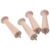 20PCS 2.71*0.87inch Wooden Shaker Peg Wood Screw On Shaker Pegs  Hats