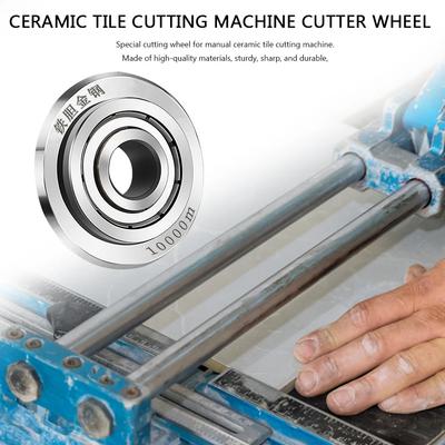 Roue de Coupe pour Carrelage Haute Dureté Verre Céramique Carreleur Roue de Coupe Alliage Lame Aiguisée pour Machine Manuelle de Coupe de Carrelage
