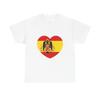 Heart Flag of Spain 1945-1977 - T Shirt